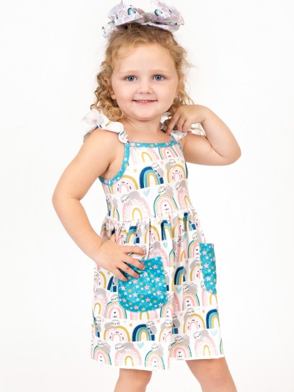 Rainbow Sloth Dress